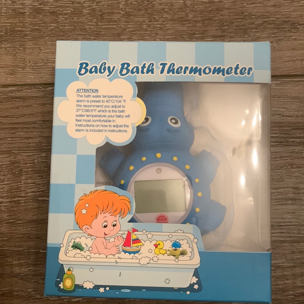 Baby bath thermometer